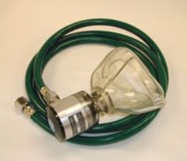 1534MA demand valve w/6 ft. hose, adult size mask, mask and tube,