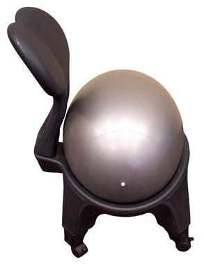Aeromat Adjustable Back Yoga Ball Chair for Spine Alignment