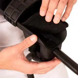Forearm Crutches with Orthopedic Platform for Adults by KMINA