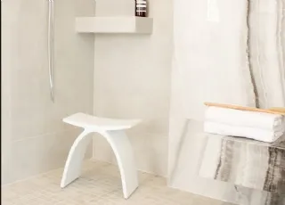 Designer Shower Stool with 300 lbs. Capacity - Refine RM1 from ...