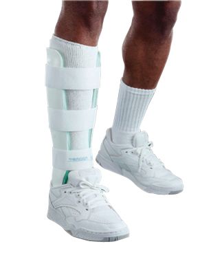 Leg Brace for Stress Fractures with Duplex Aircell System
