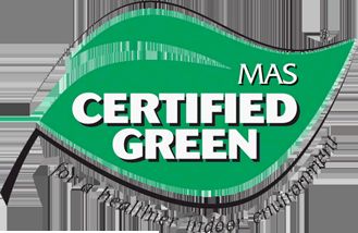 MAS Certified Green for a healthier indoor environment