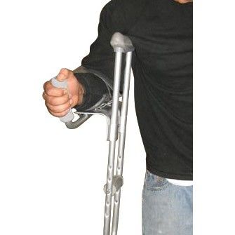 The bracket can be used on Drive Medical Crutches 