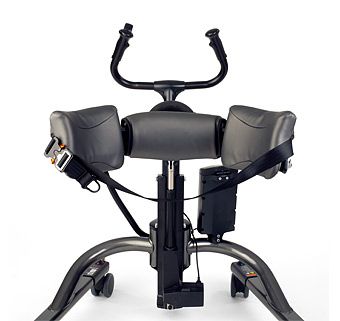 Rifton TRAM Multifunctional Gait Trainer is equipped with a body support system as a standard.