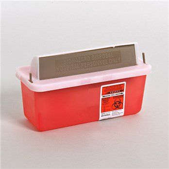 2 Quart Red Sharpstar Container (6.25 in. H x 10.75 in. W x 4.75 in. D)