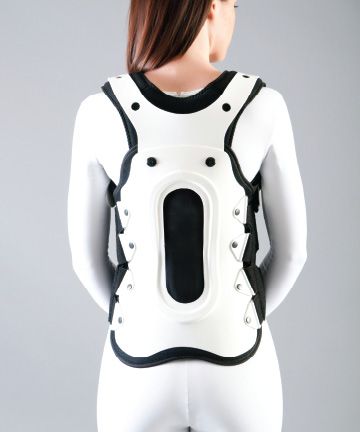 Max/Force firm compression vest with back support