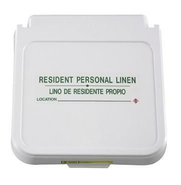 Resident Personal Linen - Green Lettering (Lid Sold Separately) 