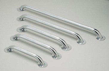 Chrome Plated Knurled Grab Bars by Medline