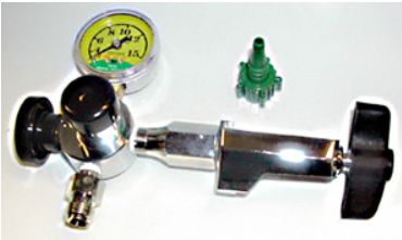 1443S-15 adjustable flow mini regulator (2-15 LPM),