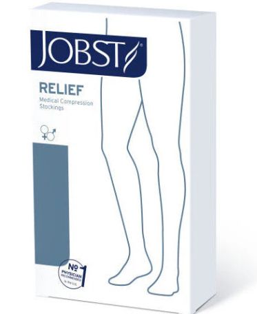 Jobst Relief Medical Compression Stockings with 20-30 mmHg and Open Toe by Essity