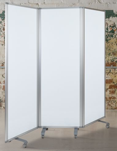 Mobile Magnetic Whiteboard Partition