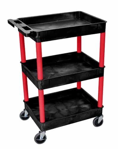 Multi-Purpose Tub Cart (Black with Red Legs Shown)