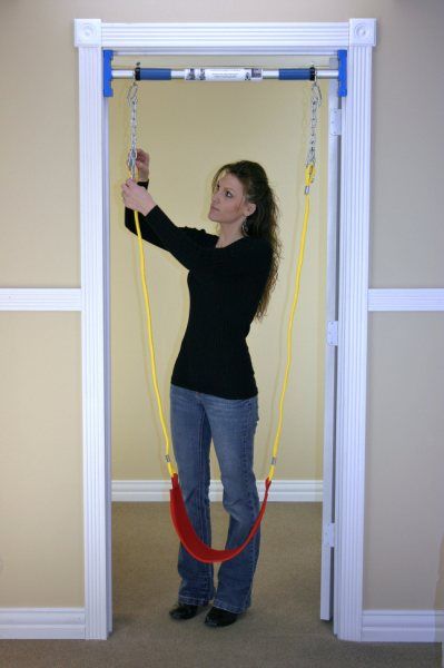 Support Bar for Rainy Day Indoor Swing Kits allows users to safely install any Rainy Day tools to any door frame