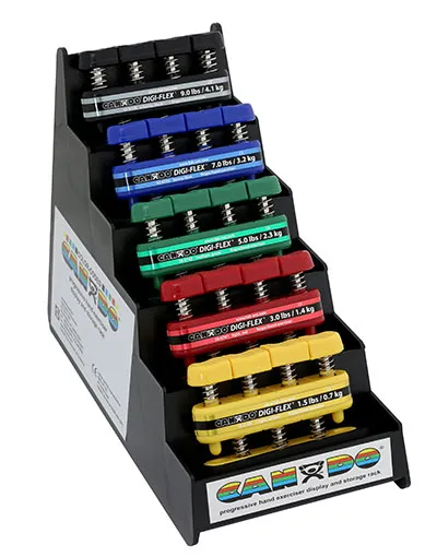 CanDo Digi-Flex hand exerciser - plastic rack unit only