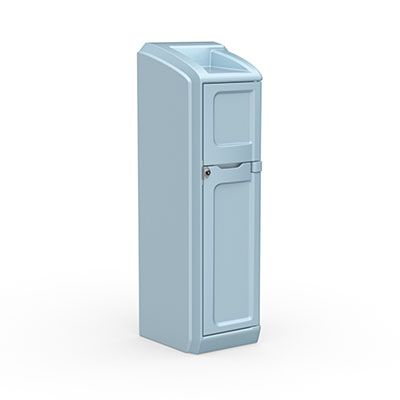 Secure Plastic Locker with Door by Fabrication Enterprises