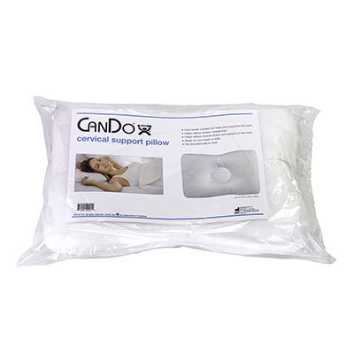 Pillow shown here, in its packaging