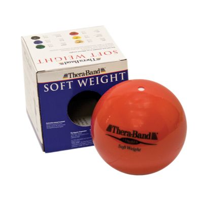 TheraBand￿ Soft Weights￿ ball - Red - 1.5 kg, 3.3 lb