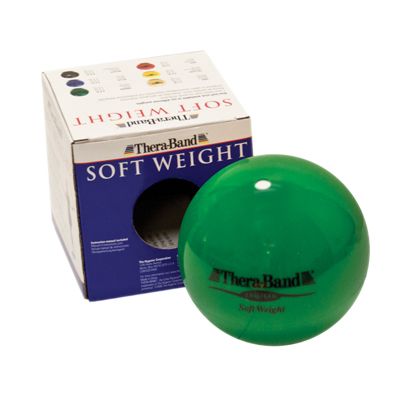 TheraBand￿ Soft Weights￿ ball - Green - 2 kg, 4.4 lb