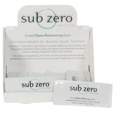 Sub Zero Cooling Pain Relief Gel 3oz Roll-On - Joint Relief and