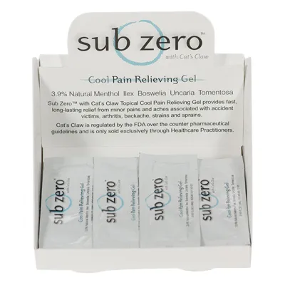 Sub Zero Cooling Pain Relief Gel 3oz Roll-On - Joint Relief and