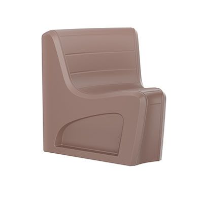 Sync Wedge Chair with ballast door for secure modular seating