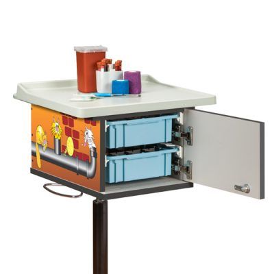67237 Inside of Alley Cats and Dogs Phlebotomy Cart