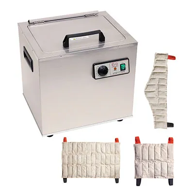 Relief Pak Heating Unit, 6-Pack Capacity, Stationary with (6) Standard Packs, 110V