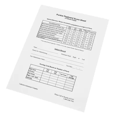 Scoring Form