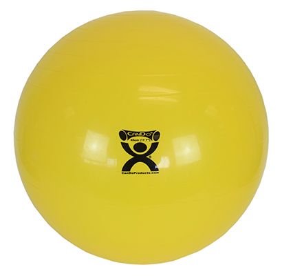 CanDo￿ Inflatable Exercise Ball - Yellow