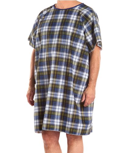 One-Size-Fits-All Tieback Patient Hospital Gowns