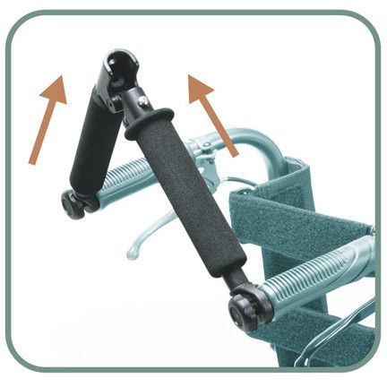 Push bar shown in removable position 