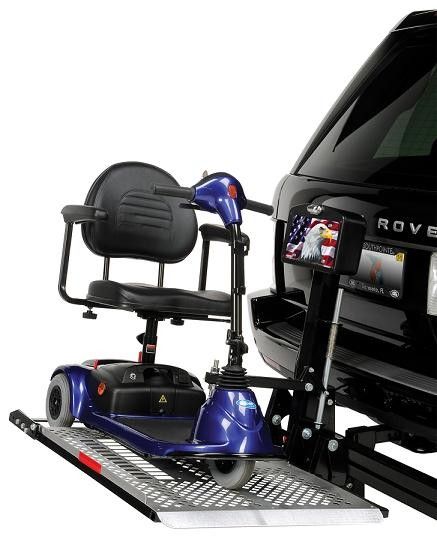 Scooter Lift attached to an SUV