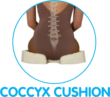 Coccyx WEDGE CUSHIONS are usually better than doughnut cushions