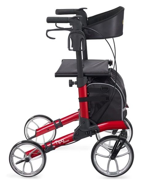 Classic Walker Rollator in red