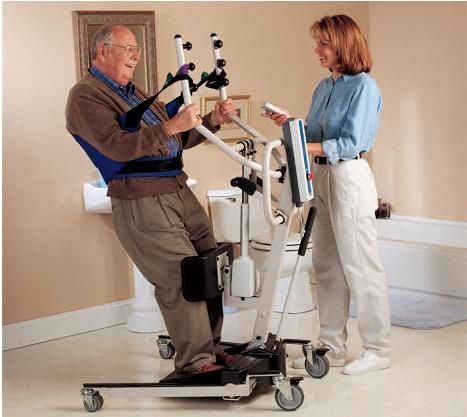 Self-Powered Chair Lift for Independent Standing Up - with Non