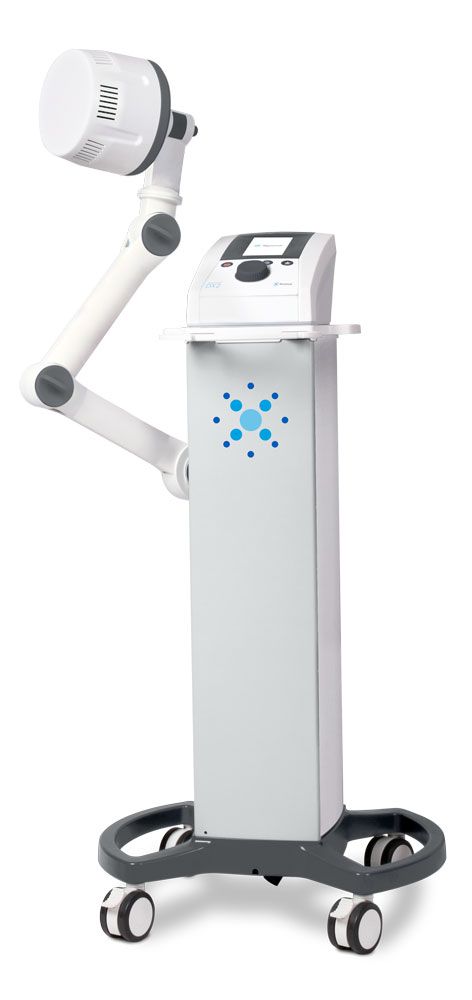 TheraTouch DX2 Shortwave Diathermy Unit shown with the arm in the Up position