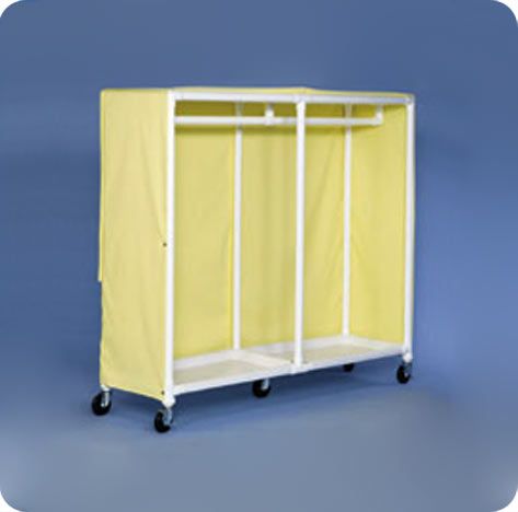 Rolling Garment Rack with Hanging Bar 71 in. Width