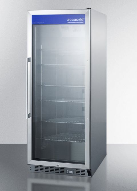 Accucold Stainless Steel Locking Phamaceutical Refrigerator