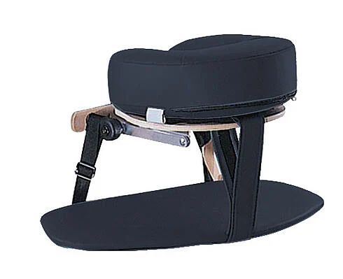 Hanging Arm Rest Shelf for Massage Tables - shown in navy