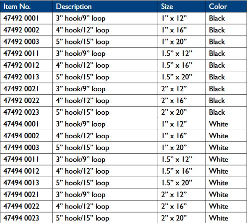 Allard USA Nylon Strap with Eyelet - Three Widths (Size Guide)