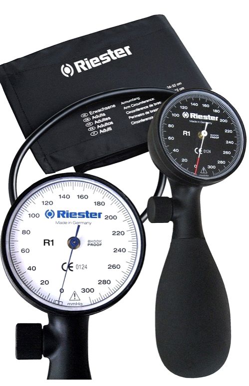 R1 Shock-Proof Aneroid Sphygmomanometer Set With One Cuff
