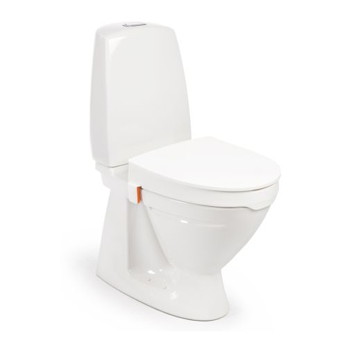 Raised Toilet Seat with Brackets and Lid - My-Loo