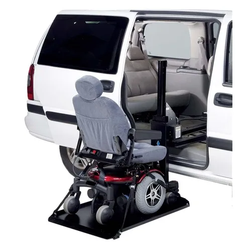 Electric wheelchair lift top