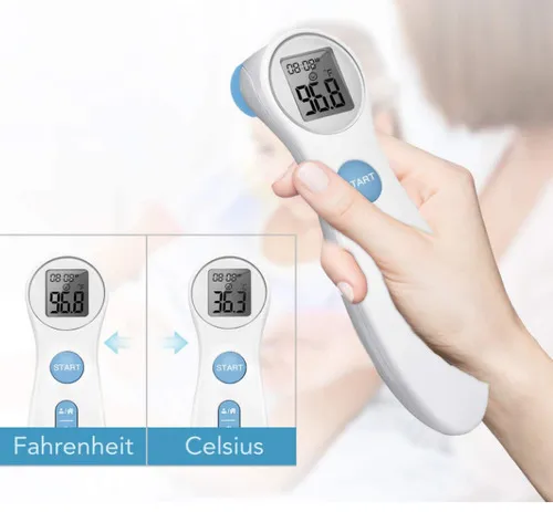 Medic Therapeutics Dual Mode Contactless Digital Infrared Thermometer 