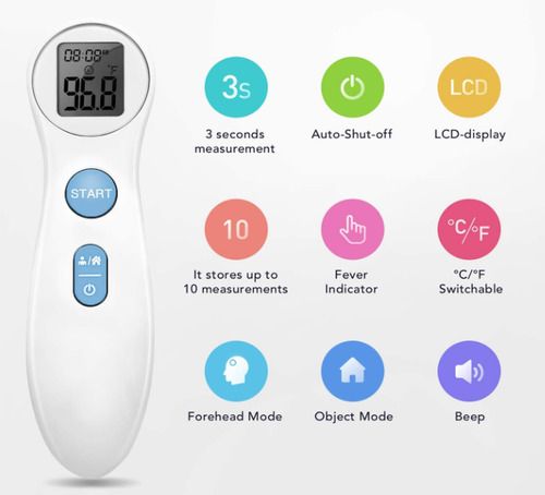 Features on the thermometer 