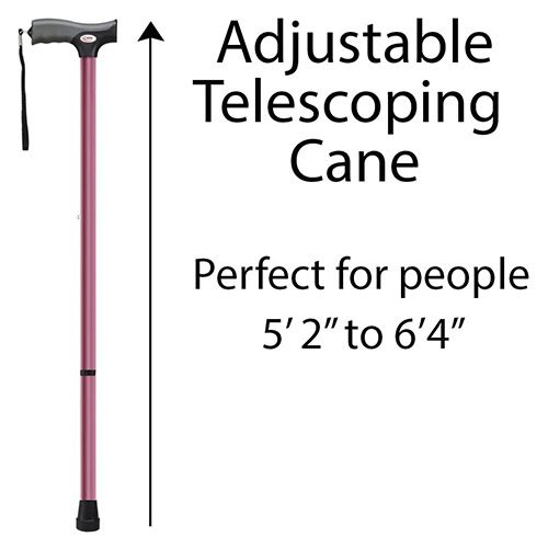 Carex Designer Folding Cane with Derby-Style Handle - A Classy Cane