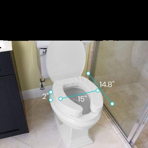 Compatible fit with most standard and elongated toilet seats