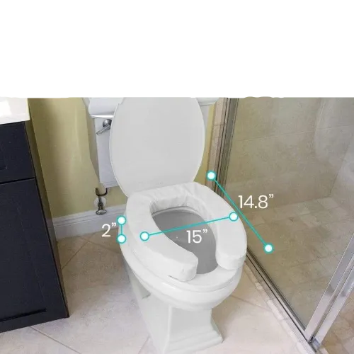 Padded toilet deals seat elongated
