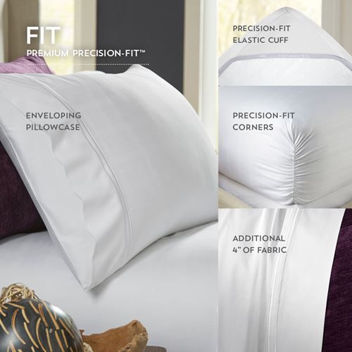 PureCare's Precision-Fit ensures your bedding stays put and eliminates midnight readjustments