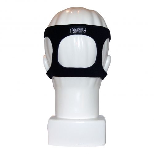 Comfortable and breathable elastic headgear can be easily removed in one step. 